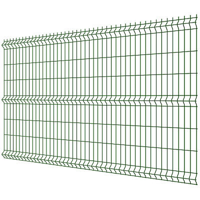 Панель MEDIUM 1,53х2,50м RAL6005 Зеленый Мох сварная 3Д сетка гиттер