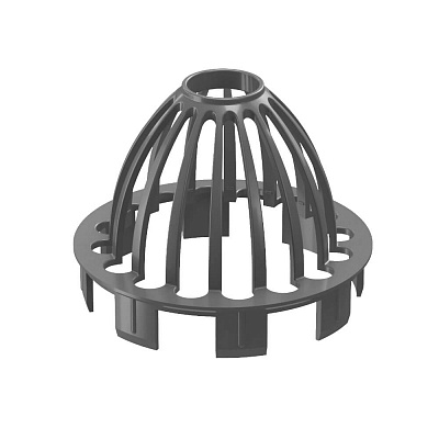 Сетка защитная водостока Дёке Premium RAL 7024 Серый Графит