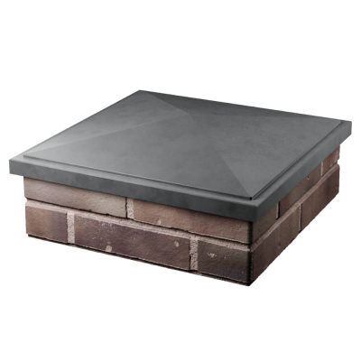 Колпак БонаМоно Серый на столб 2х2 кирпича фото 3