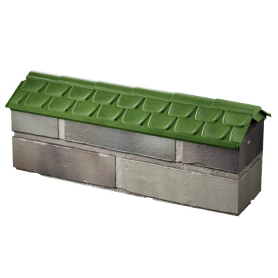 Парапет Elbrus Зеленый на 0.5 кирпича 130мм фото 3